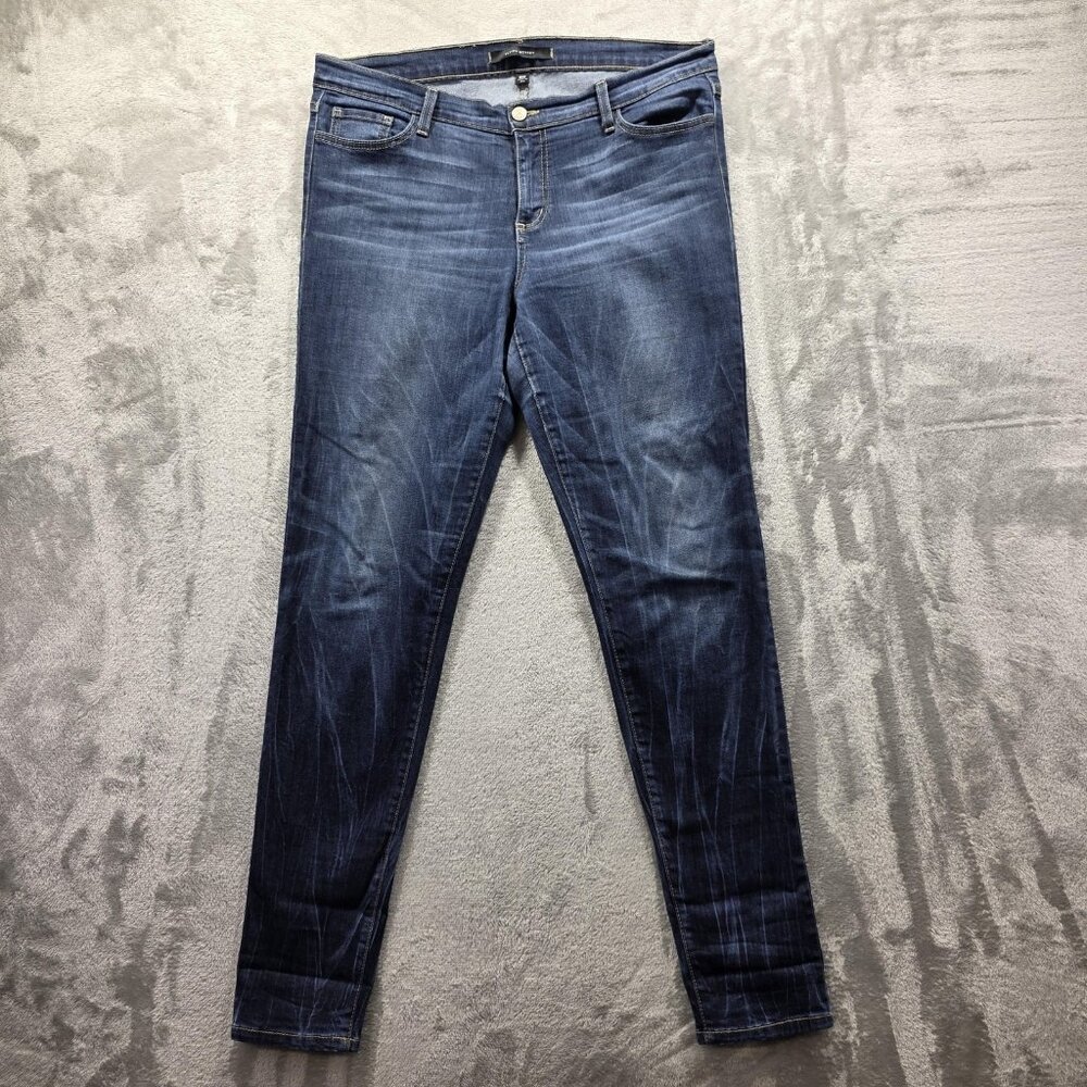 Flying Monkey Jeans Womens 32 Low Rise Skinny Made in USA Stretch Denim L8654R